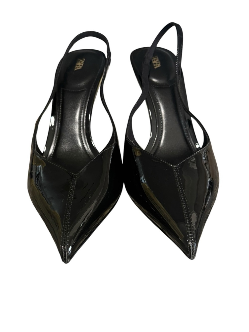 Zara Patent Slingback Pumps - Picture 5 of 9